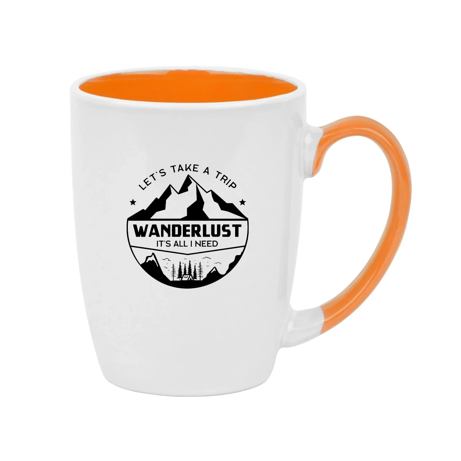 Personalized Two Tone Ceramic Mug - 12oz. — view 4