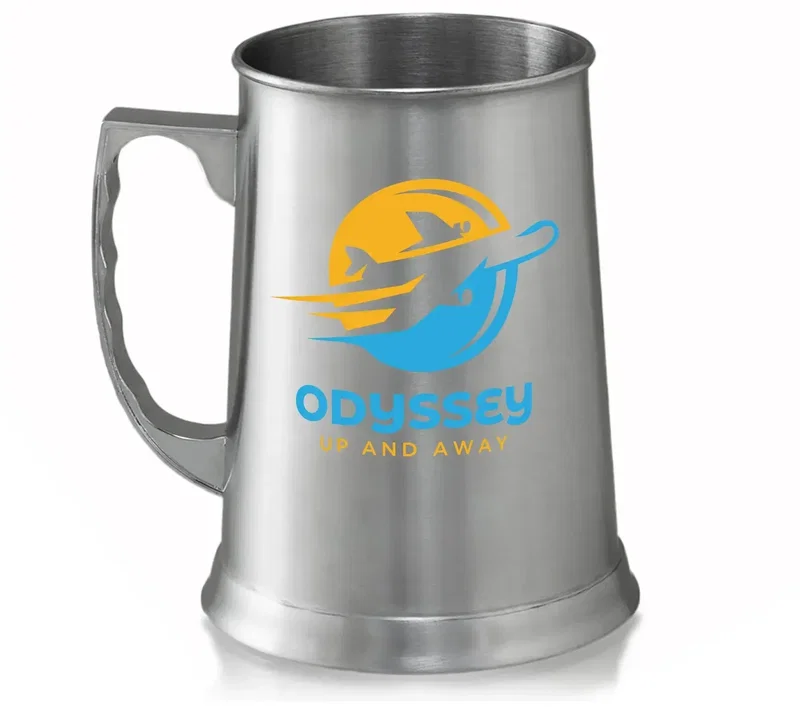 Custom Stainless Steel Beer Stein (13.5 oz) — view 5