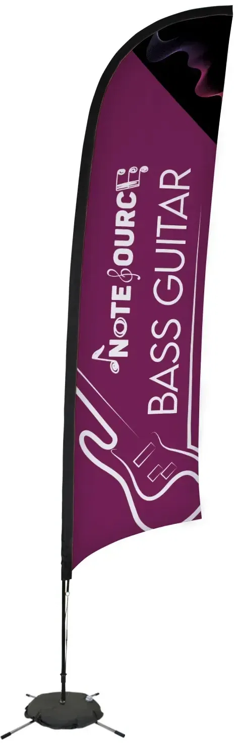 13' Elite Razor Nylon Sail Sign Kit (Single-Sided with Scissor Base) — view 5
