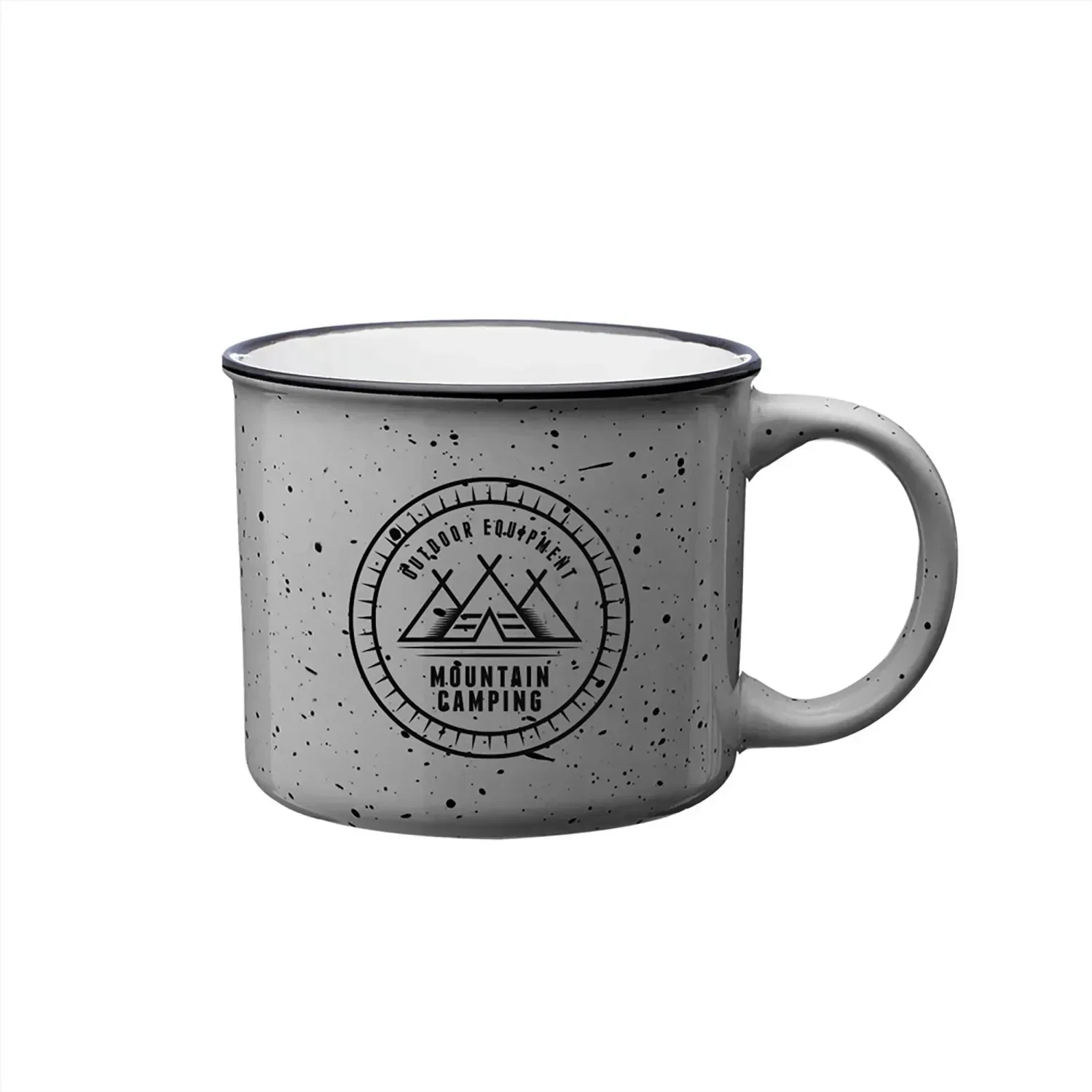 Personalized Happy Camper Ceramic Coffee Mug (13 oz.) — view 3