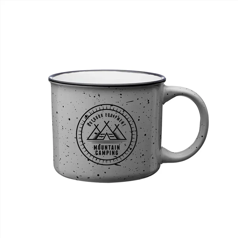Personalized Happy Camper Ceramic Coffee Mug (13 oz.) — view 3