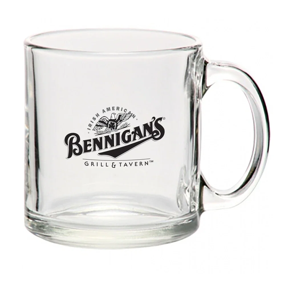 13 oz. Libbey ® Clear Glass Coffee Mugs — Clear — view 2