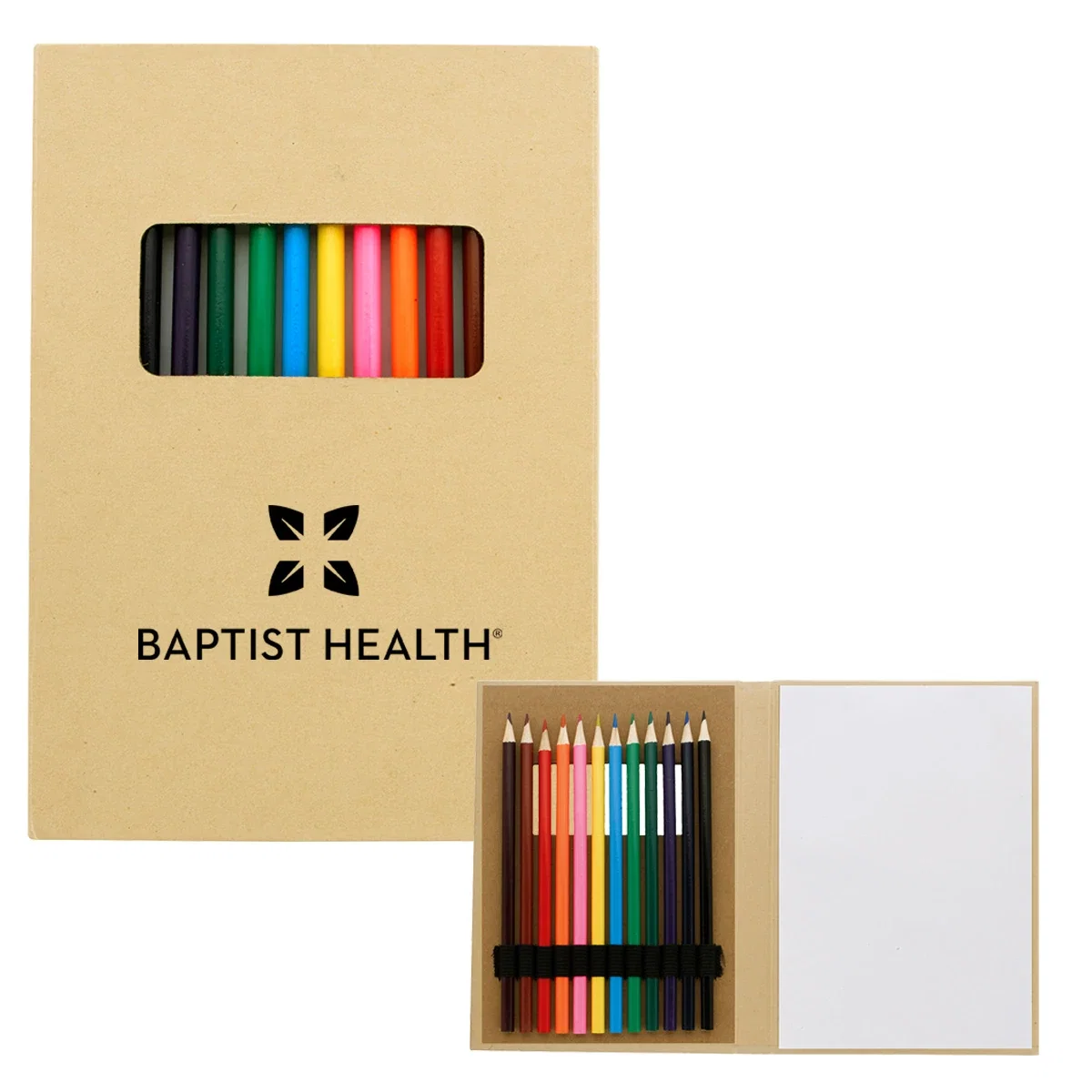 Paper cover shown flat with space for artwork