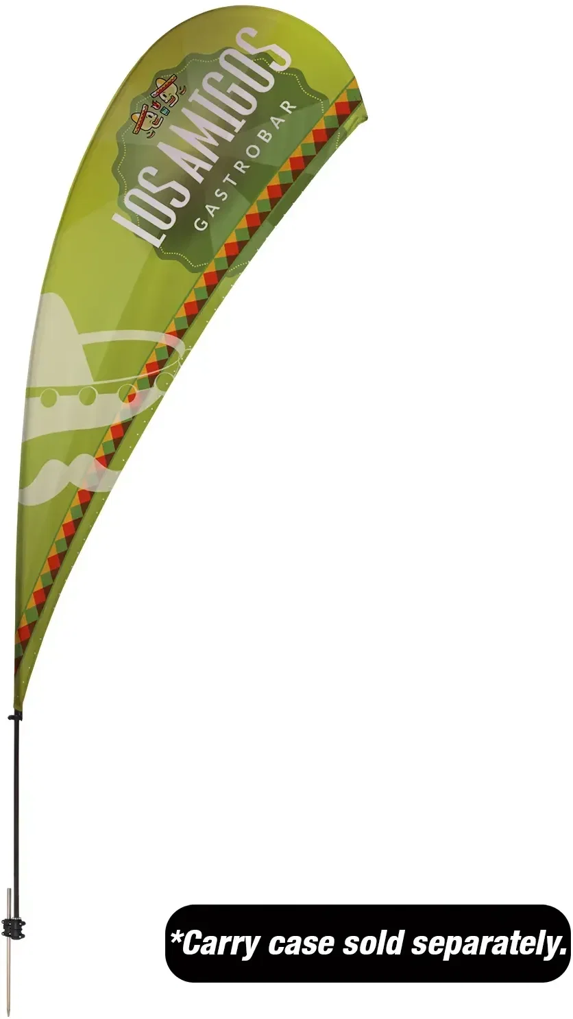 13' Value Teardrop Sail Sign Kit (Single-Sided with Value Spike) — view 3
