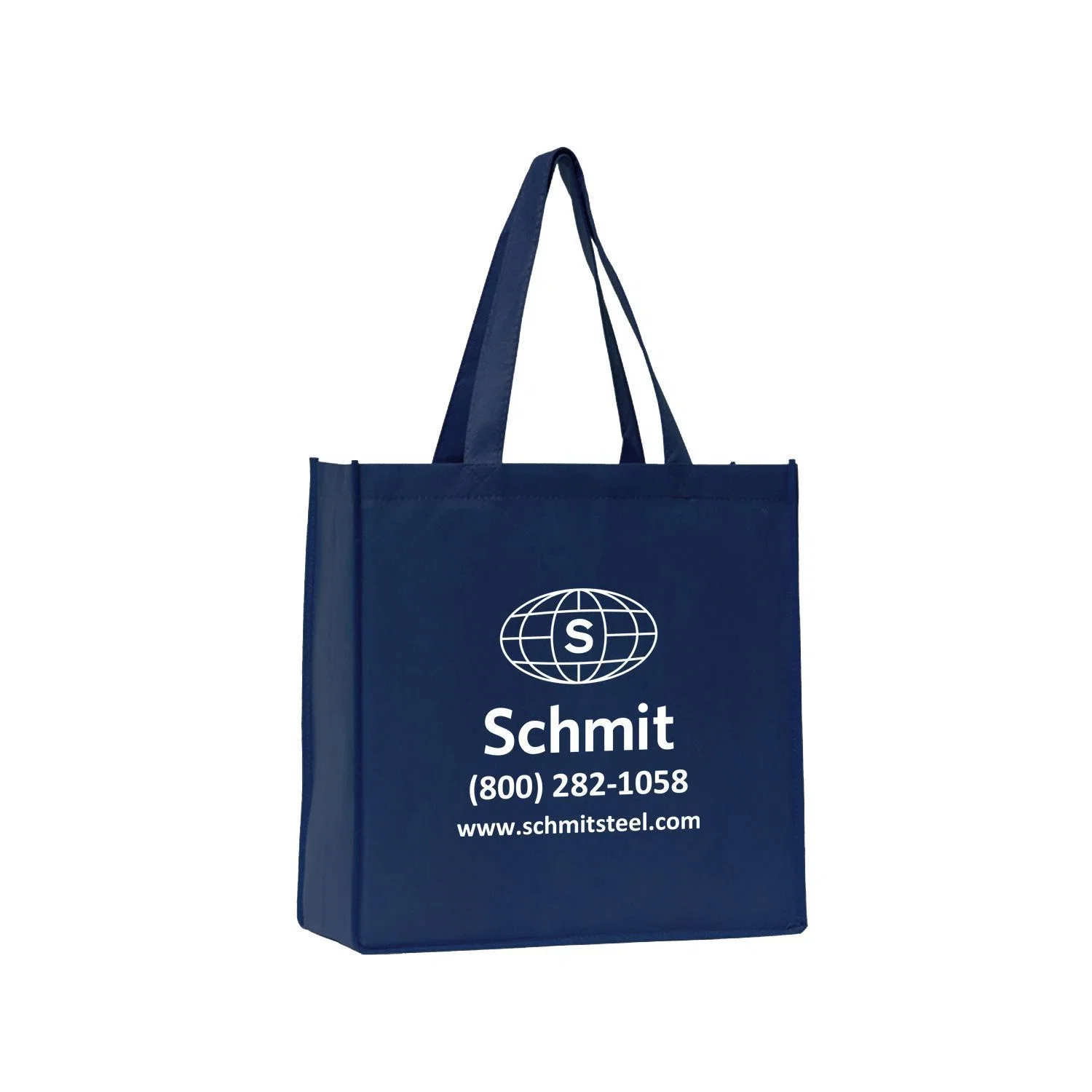 13 X 13 X 5 Polytex Tote — Navy Blue — view 2