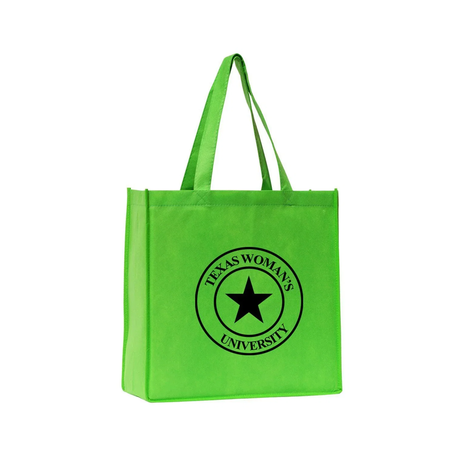 13 X 13 X 5 Polytex Tote — Lime Green — view 3