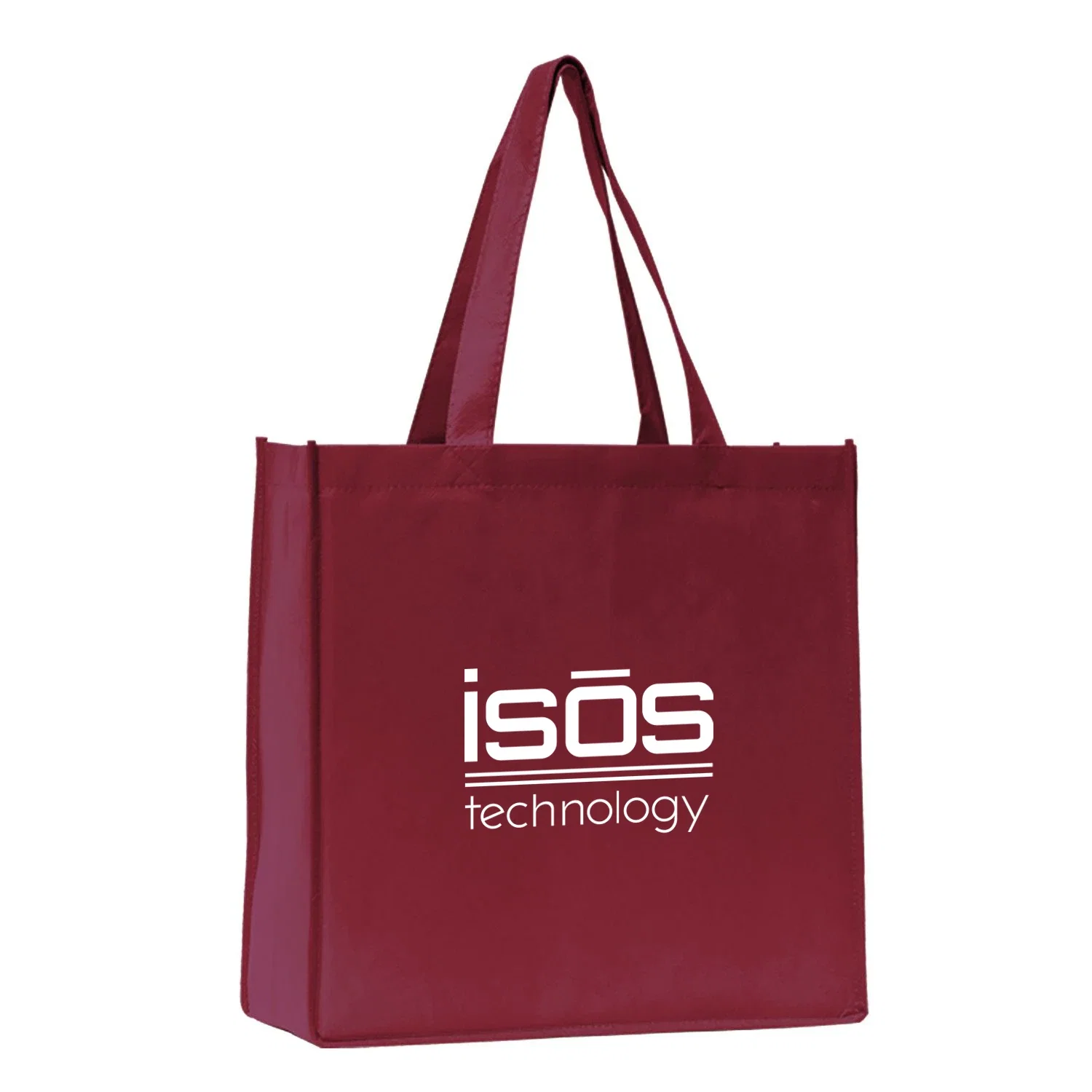 13 X 13 X 5 Polytex Tote — Burgundy — view 4