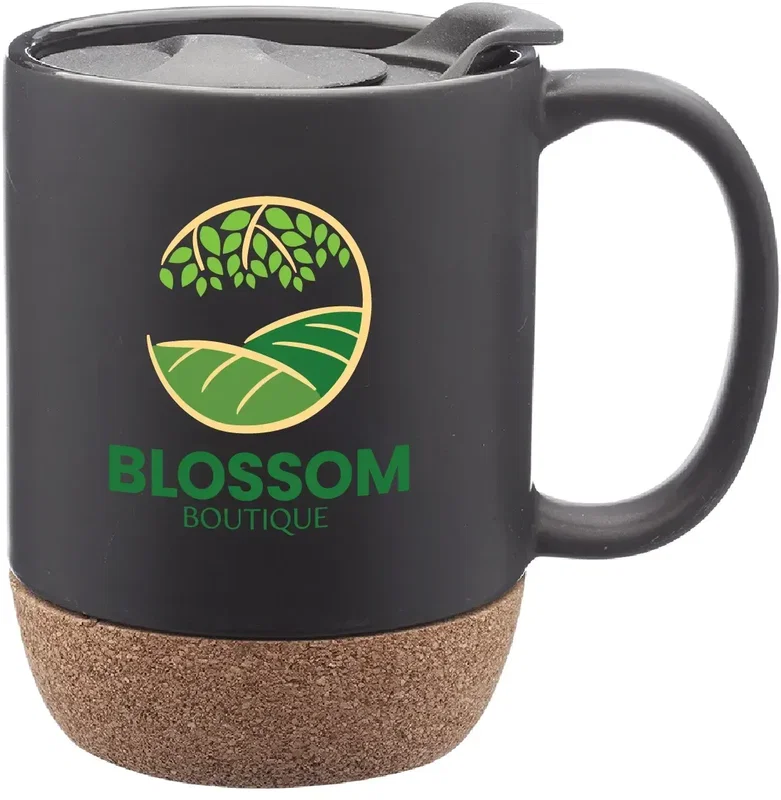 13oz Gogh Ceramic Mug w/ Cork Bottom (Full Color)