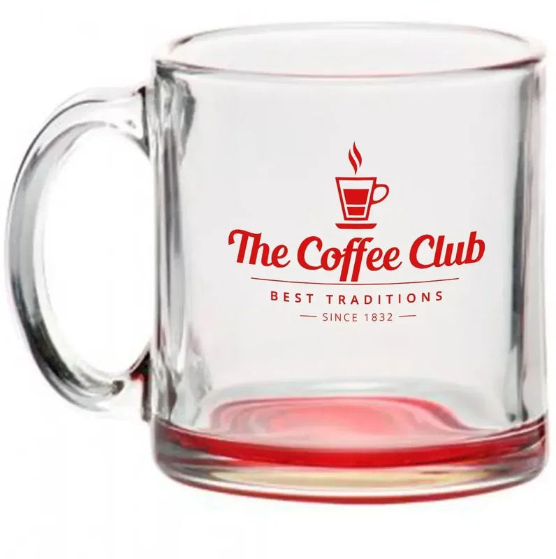Personalized Kona Glass Coffee Mug - 13oz. — view 2