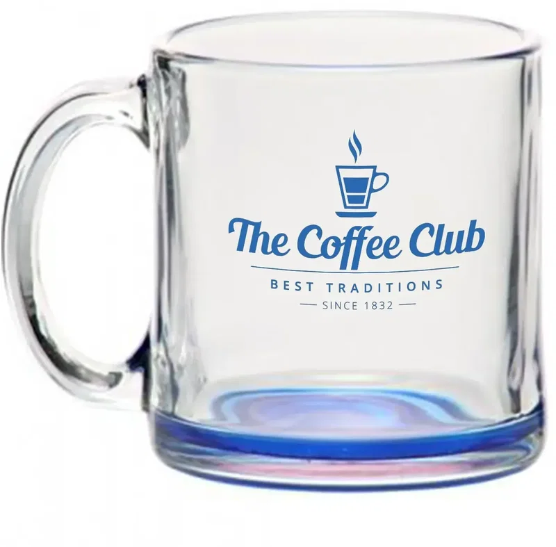 Personalized Kona Glass Coffee Mug - 13oz. — view 4