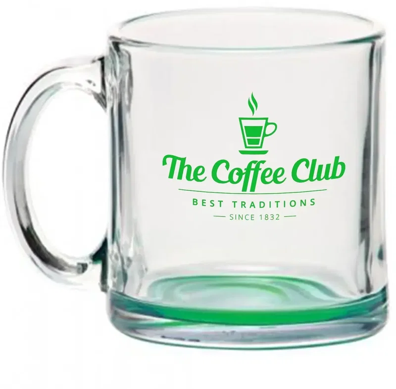 Personalized Kona Glass Coffee Mug - 13oz. — view 6