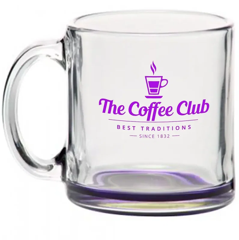 Personalized Kona Glass Coffee Mug - 13oz. — view 7