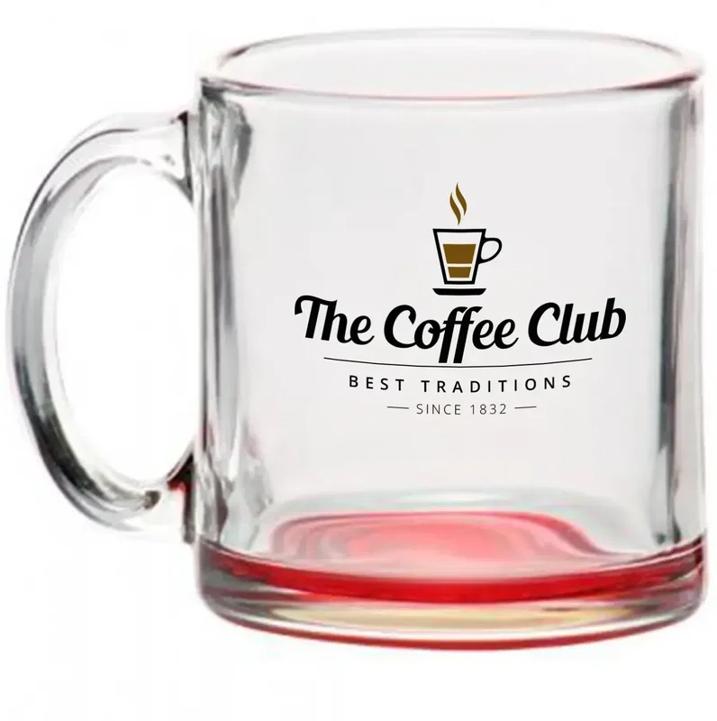 Custom Kona Glass Coffee Mug (13 oz) — view 2