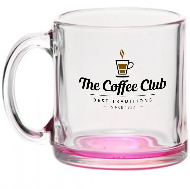 Custom Kona Glass Coffee Mug (13 oz) — view 4