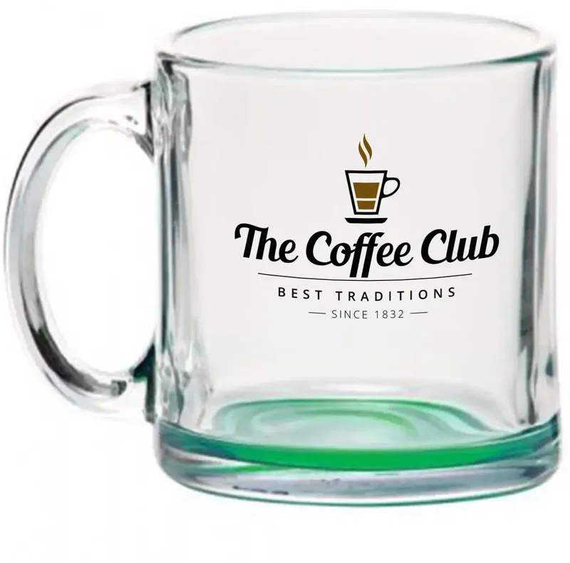 Custom Kona Glass Coffee Mug (13 oz) — view 5