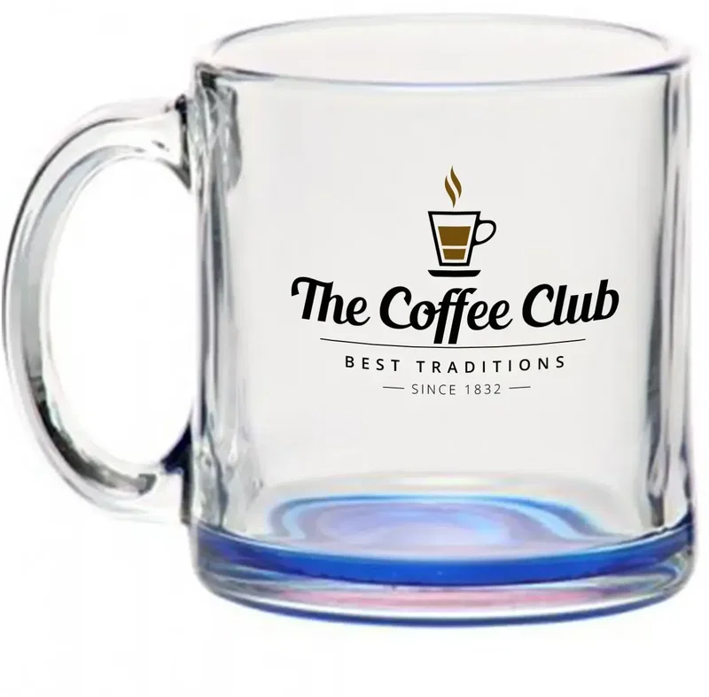 Custom Kona Glass Coffee Mug (13 oz) — view 7