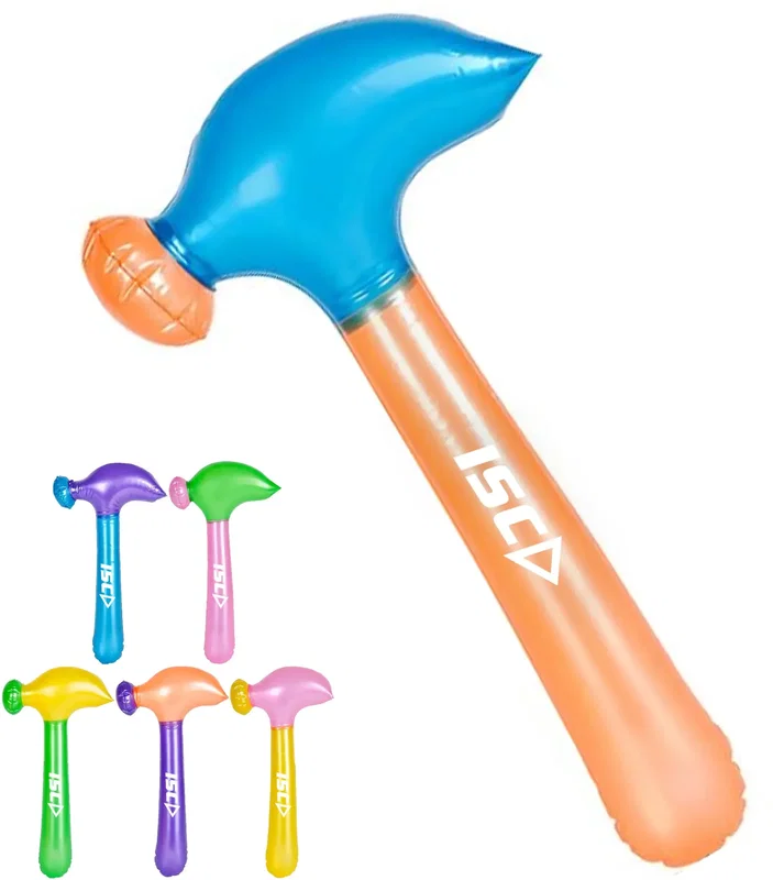 Imprinted Inflatable Hammer - 14" β view 1