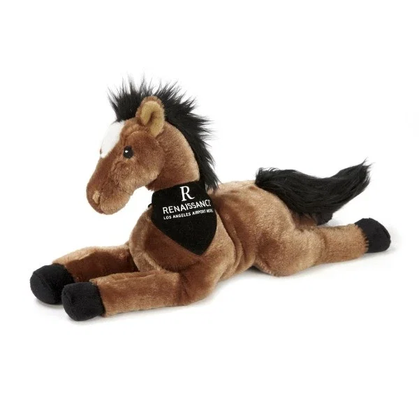 Laying Horse Stuffed Animal - 14"