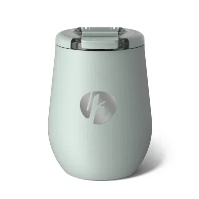 Side profile of the wine tumbler shown against a clean backdrop.