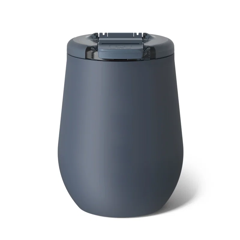 Underside of the wine tumbler photographed to show its base.