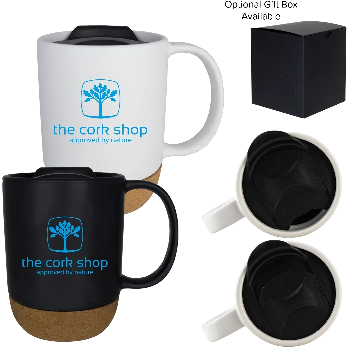 Custom Cork Bottom Mug (14 oz) — view 2