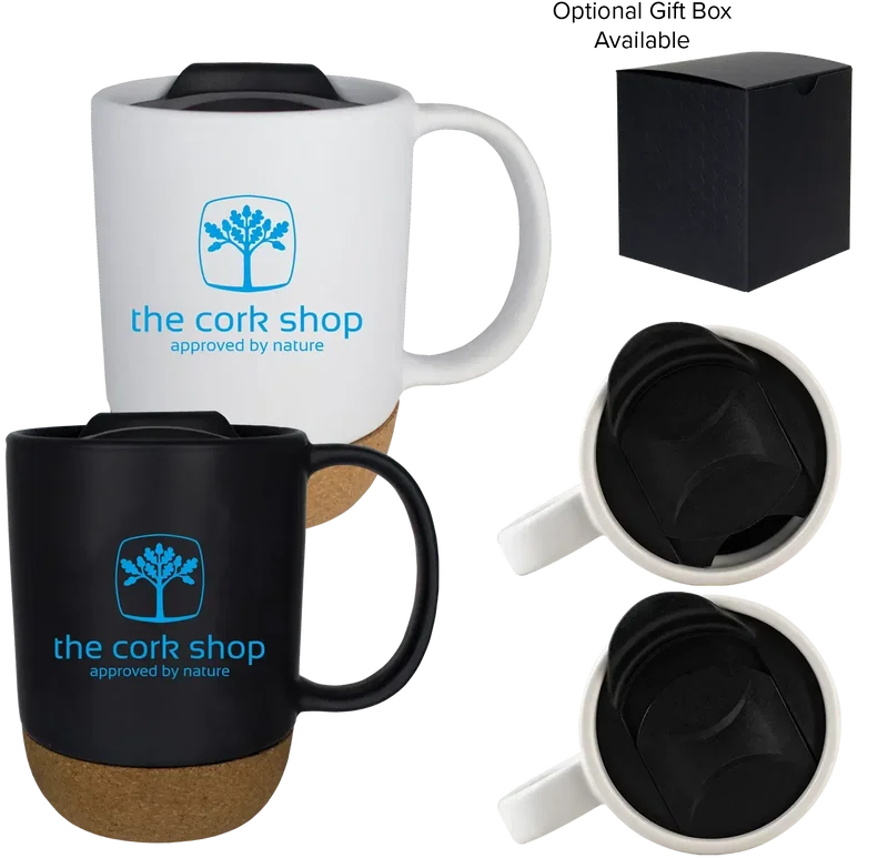 Custom Cork Bottom Mug (14 oz) — view 2