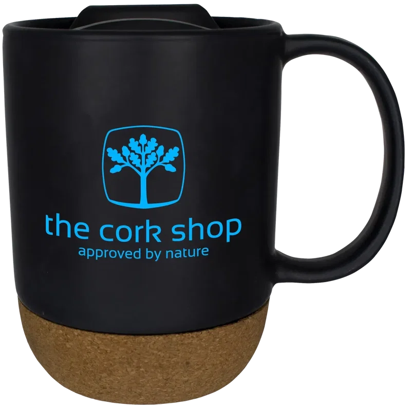 Custom Cork Bottom Mug (14 oz) — view 3