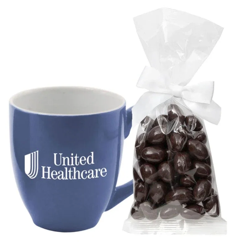 14 oz. Ceramic Mug with Mug Drop of Dark Chocolate Almonds — view 2