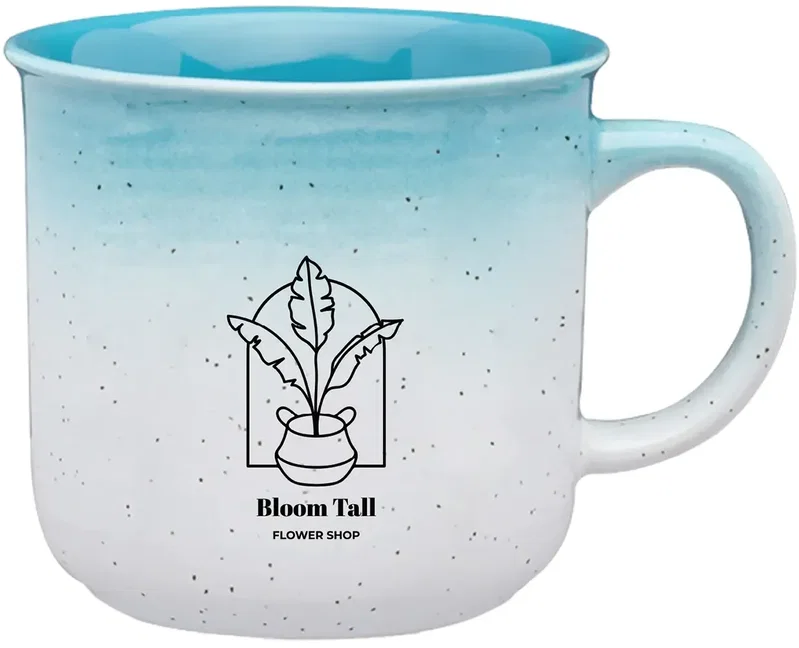 Personalized Gradient Bistro Mugs - 14 oz. (1 Color) — view 1