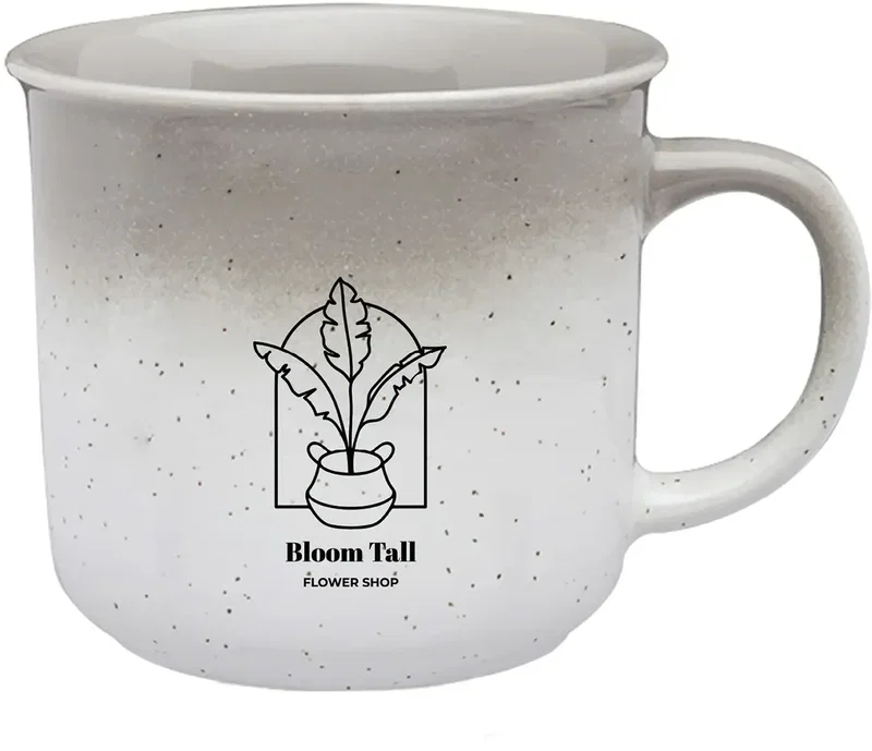 Personalized Gradient Bistro Mugs - 14 oz. (1 Color) — view 2