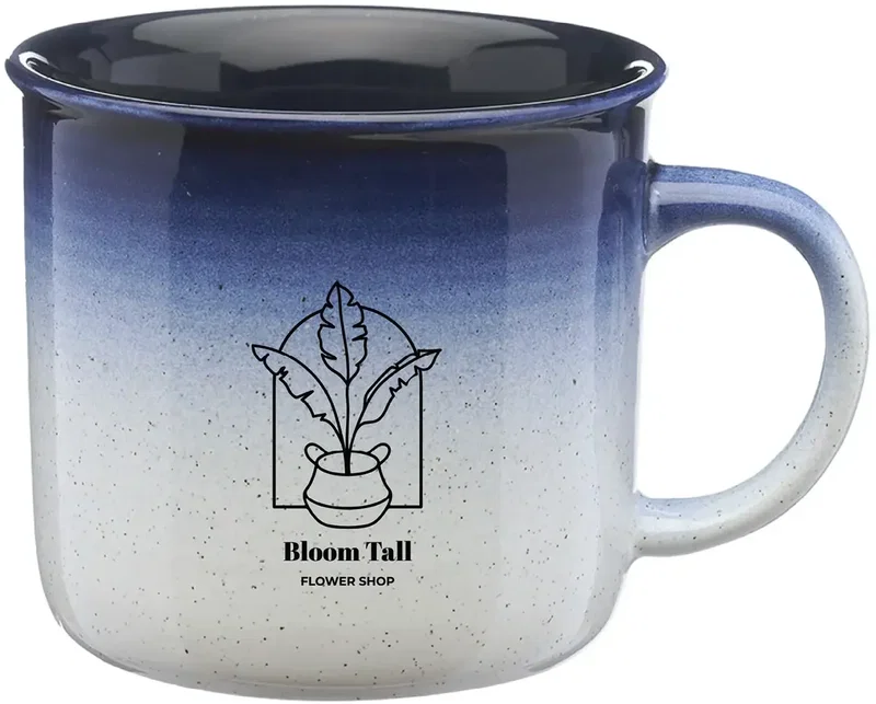 Personalized Gradient Bistro Mugs - 14 oz. (1 Color) — view 4