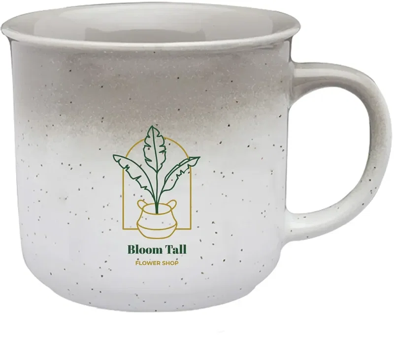 Personalized Gradient Bistro Mugs - 14 oz. (2 Color) — view 4