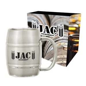 14 Oz. Moscow Mule Barrel Mug with Custom Box
