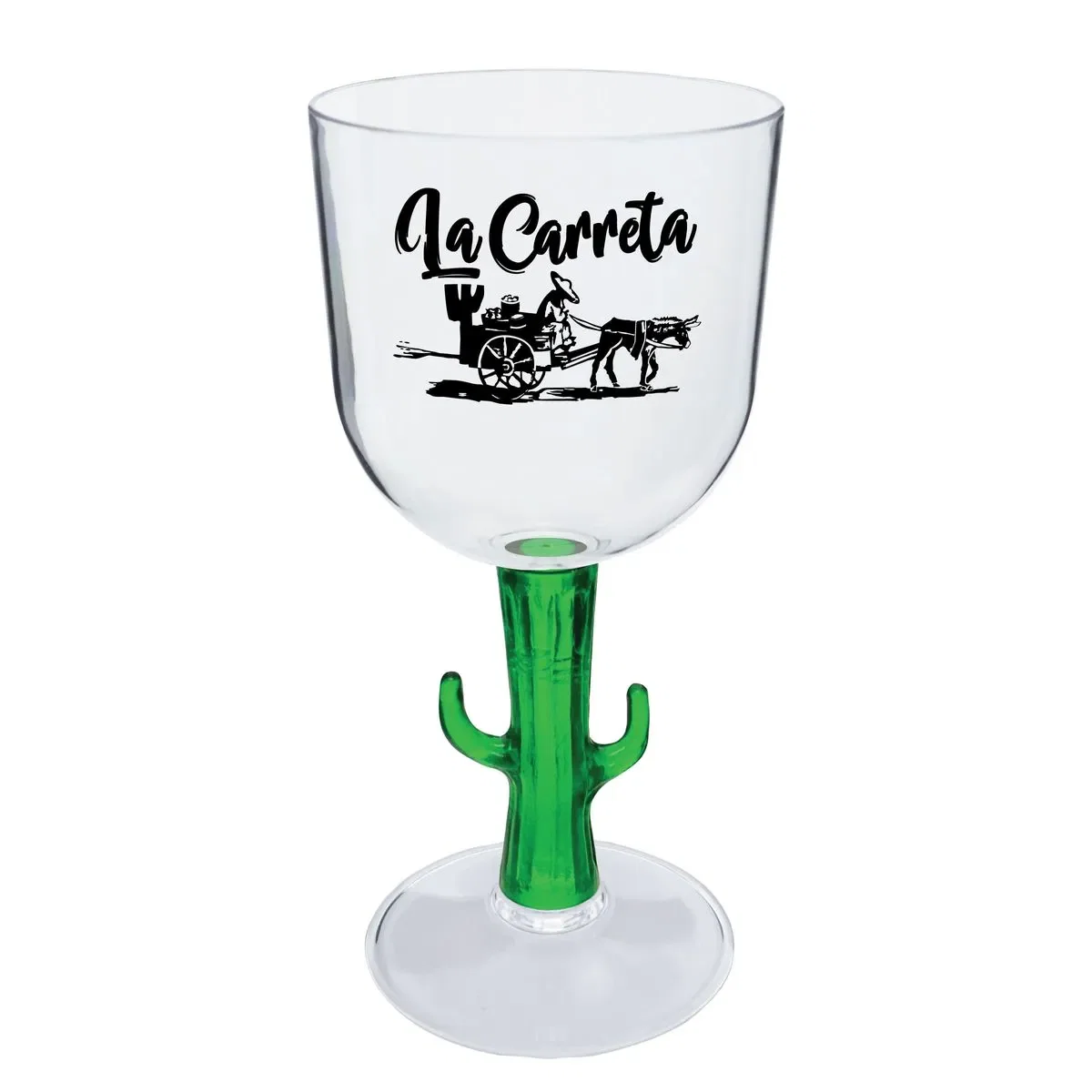 14 oz. Novelty Stem Plastic Wine Goblet — view 2
