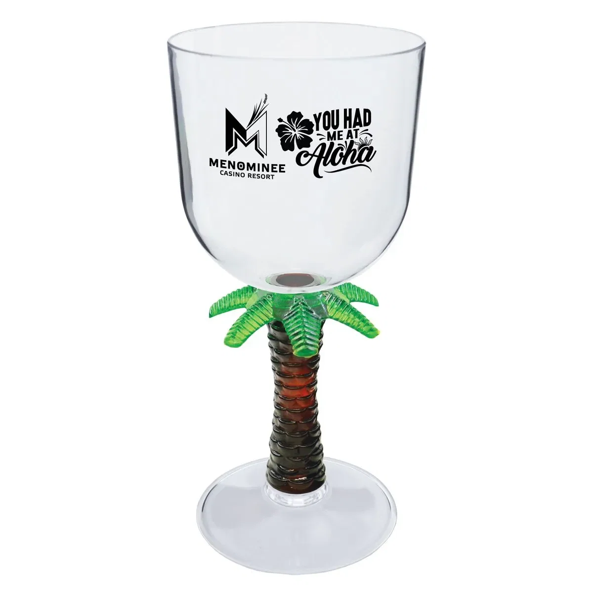 14 oz. Novelty Stem Plastic Wine Goblet — view 3