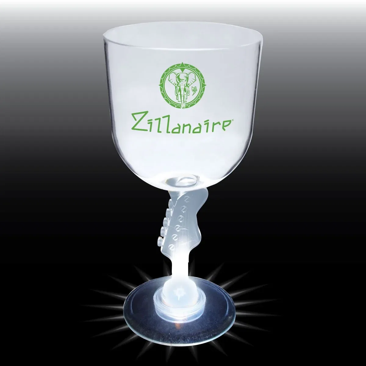 14 oz. Novelty Stem Plastic Wine Goblet — view 4