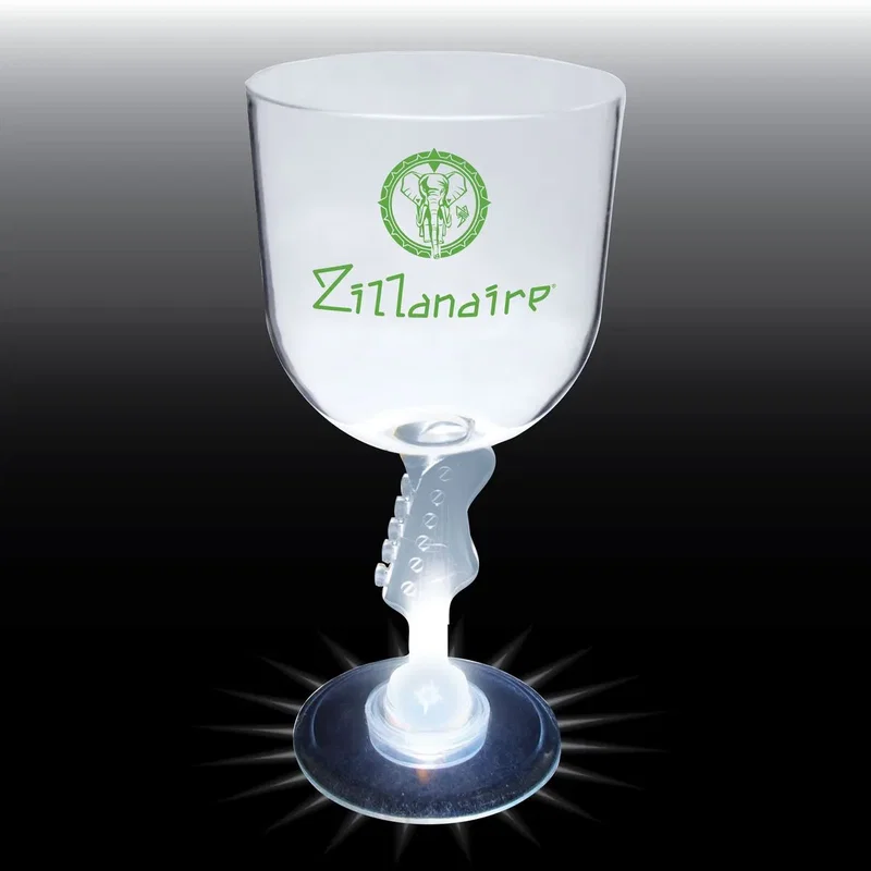 14 oz. Novelty Stem Plastic Wine Goblet — view 4