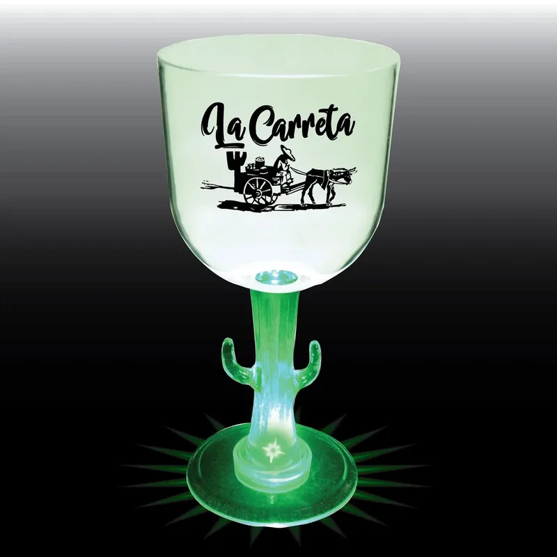 14 oz. Novelty Stem Plastic Wine Goblet — view 5