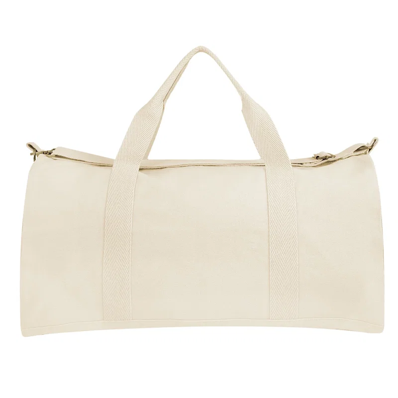 14 oz. Recycled Cotton Flat Bottom Duffel Bag — view 4