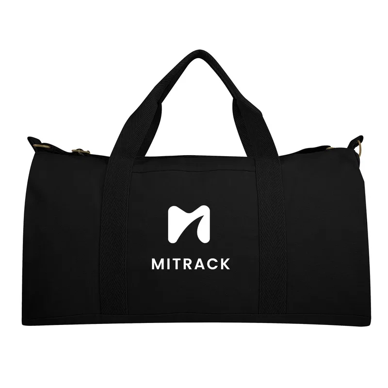 14 oz. Recycled Cotton Flat Bottom Duffel Bag — view 5