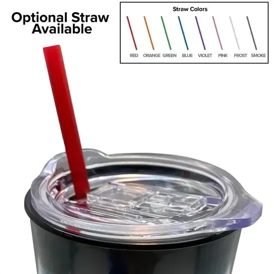 Transparent Tumbler with Slider Lid (14 oz.) — view 2