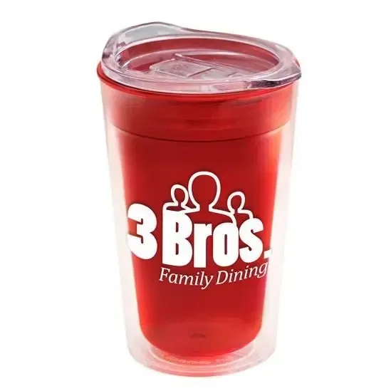 Transparent Tumbler with Slider Lid (14 oz.) — view 6