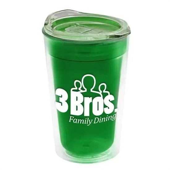 Transparent Tumbler with Slider Lid (14 oz.) — view 8