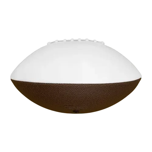 14" Premium Matte Full-Size Synthetic Leather Signature Football — view 2