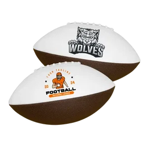 14" Premium Matte Full-Size Synthetic Leather Signature Football