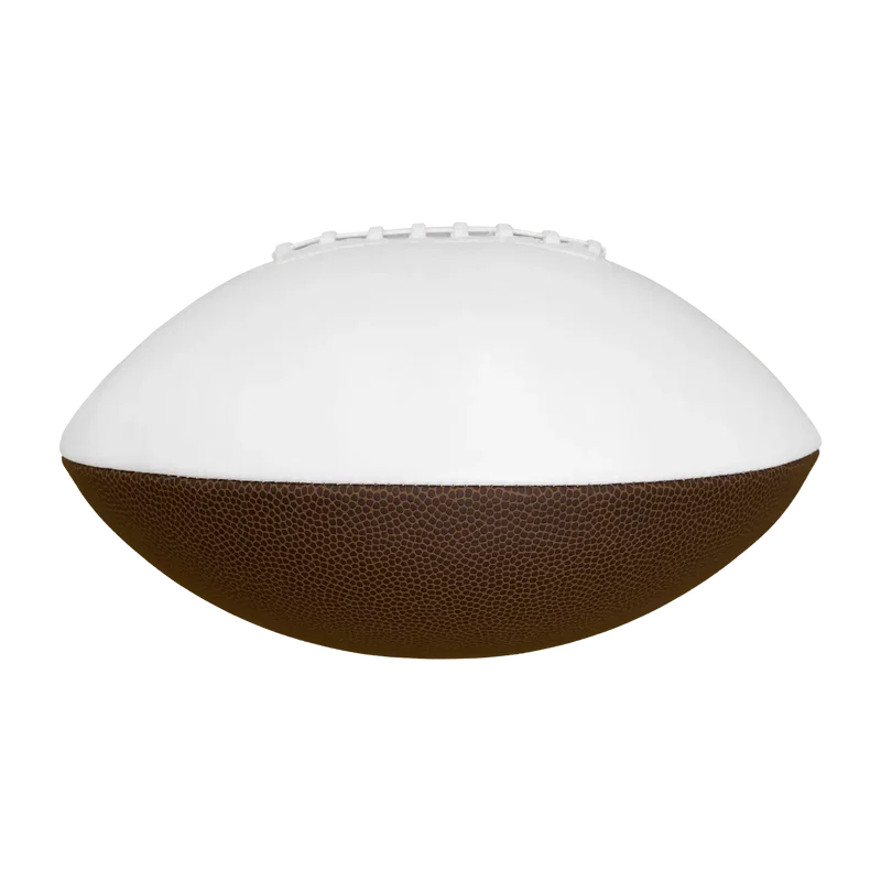 14" Premium Matte Full-Size Synthetic Leather Signature Football — view 4