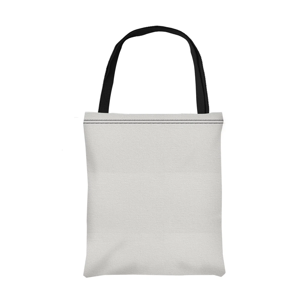 Tote bag sewn from canvas with sturdy shoulder straps