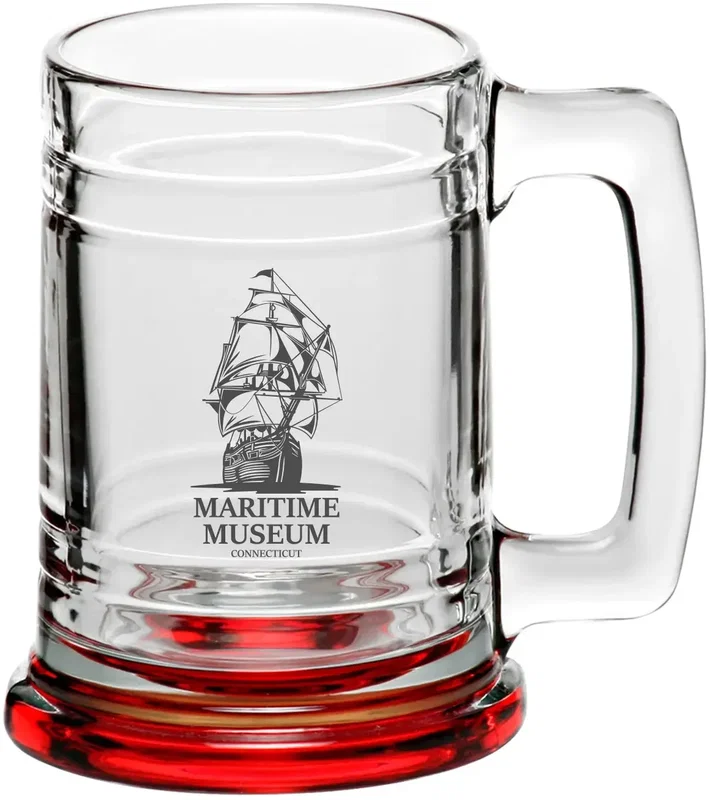 15 oz. Anchor Glass Beer Mugs (1 Color) — view 2