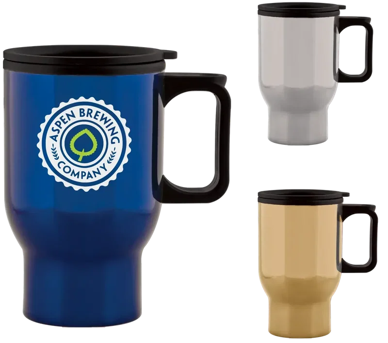 Personalized Stainless Travel Mug (15 Oz) — view 3