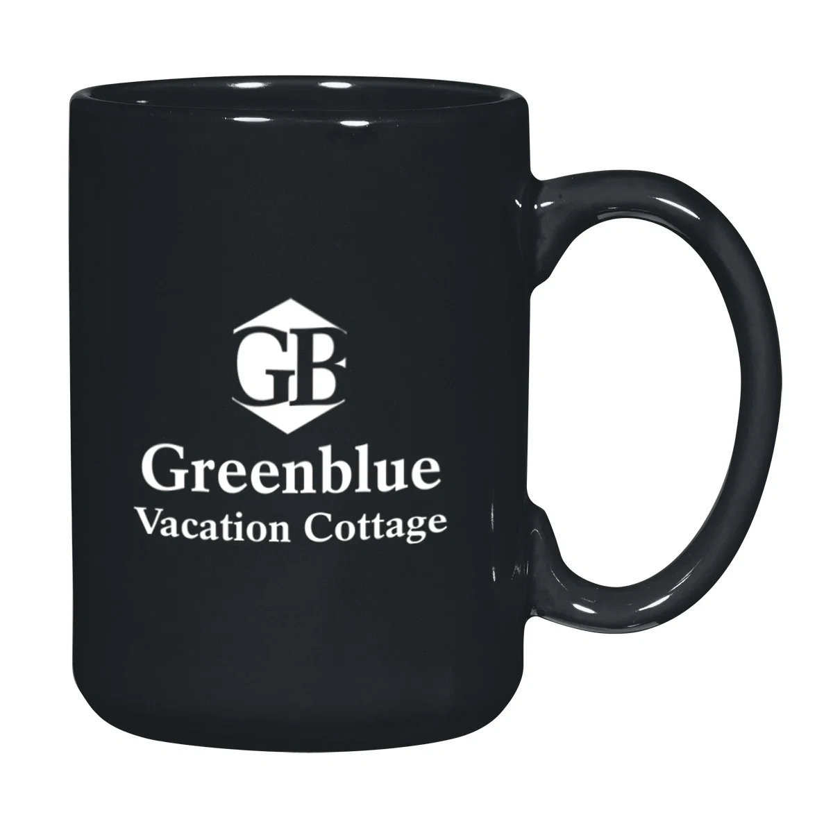 Cobalt blue version of the oversized drinking cup